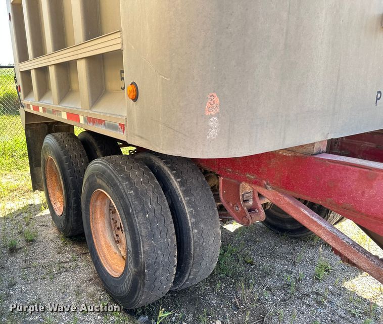 image for item EB2905 1994 Clement end dump pup trailer