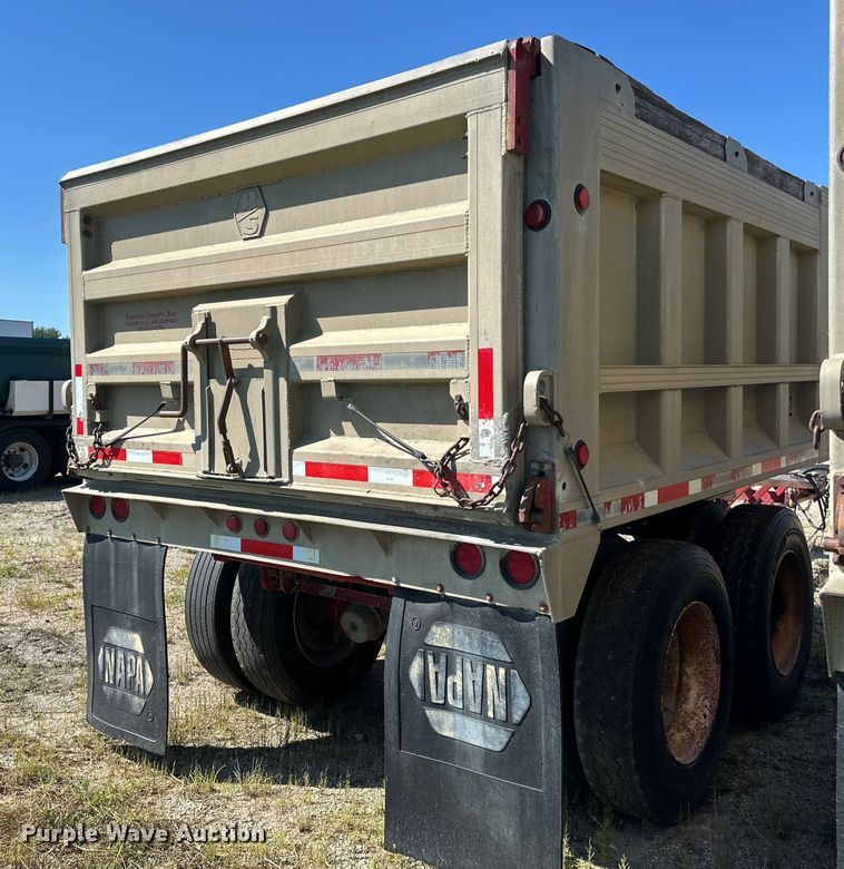 image for item EB2905 1994 Clement end dump pup trailer