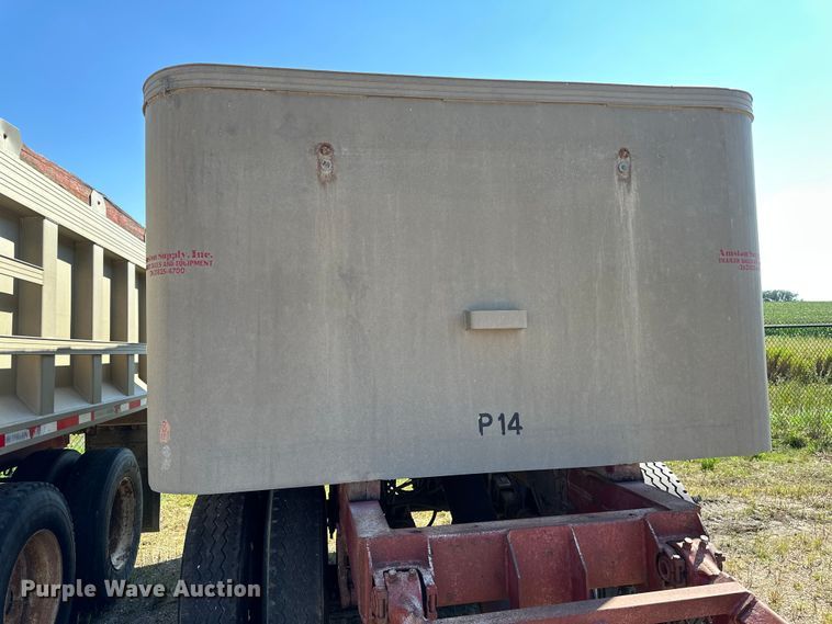 image for item EB2905 1994 Clement end dump pup trailer
