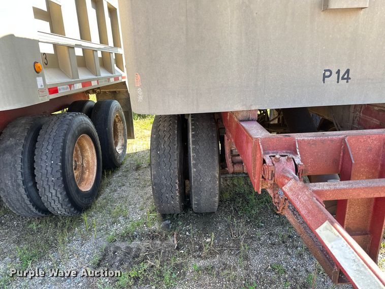 image for item EB2905 1994 Clement end dump pup trailer