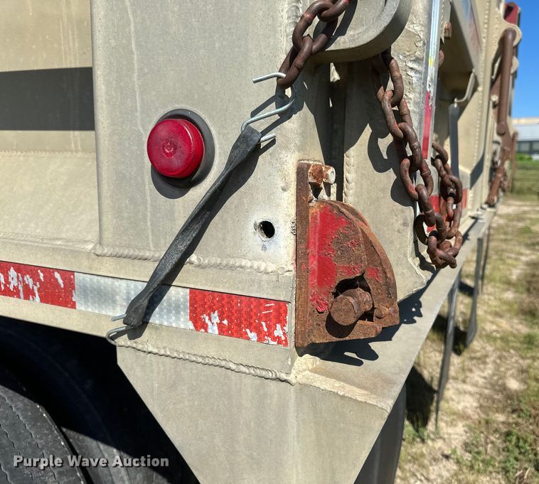 image for item EB2905 1994 Clement end dump pup trailer