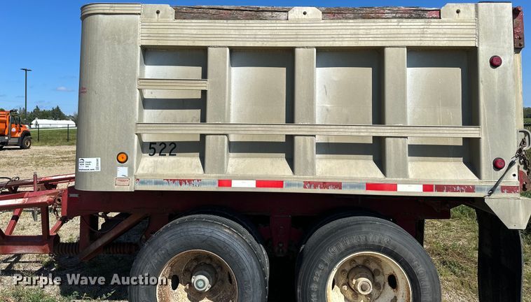 image for item EB2905 1994 Clement end dump pup trailer