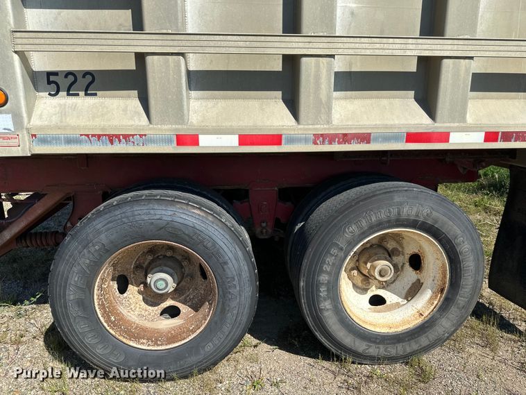 image for item EB2905 1994 Clement end dump pup trailer