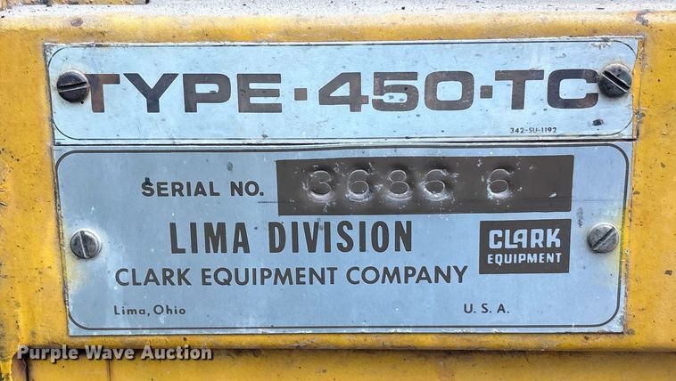 image for item EE3973 1974 Lima 450 TC crane