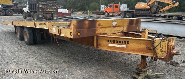 image for item EE3978 1996 Load King 202TT tilt deck equipment trailer