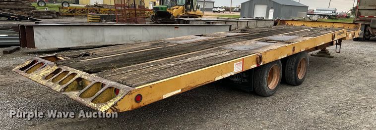 image for item EE3978 1996 Load King 202TT tilt deck equipment trailer