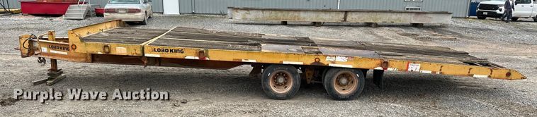 image for item EE3978 1996 Load King 202TT tilt deck equipment trailer