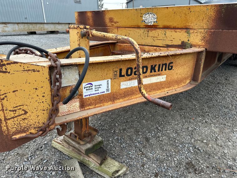 image for item EE3978 1996 Load King 202TT tilt deck equipment trailer