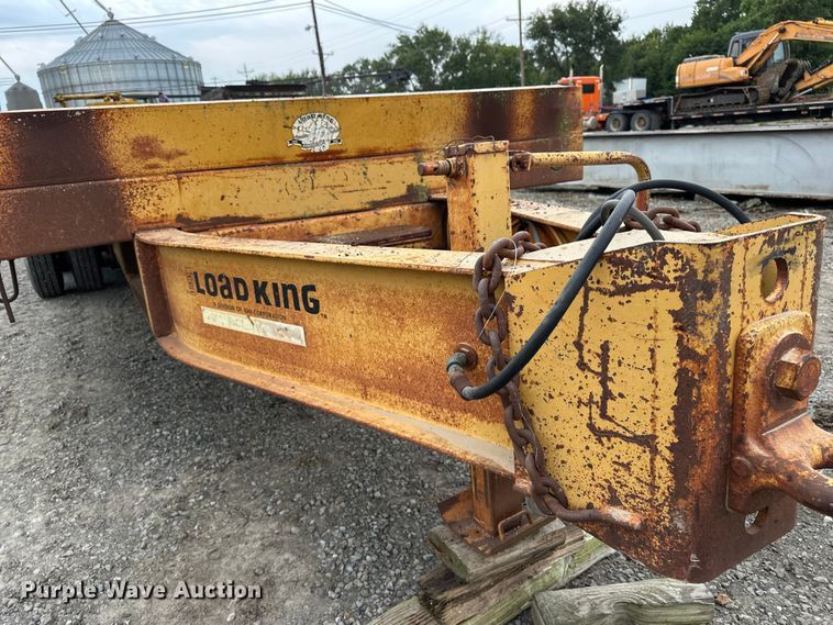 image for item EE3978 1996 Load King 202TT tilt deck equipment trailer