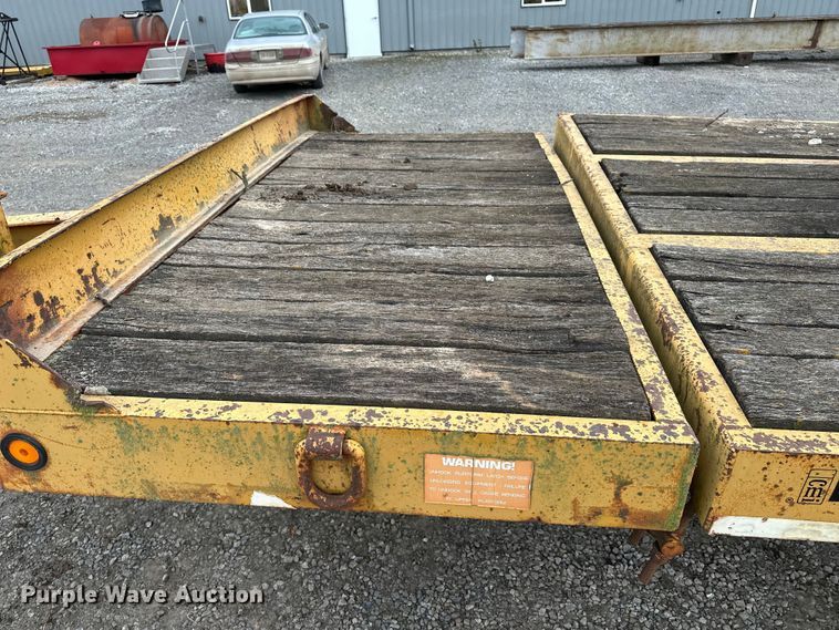 image for item EE3978 1996 Load King 202TT tilt deck equipment trailer