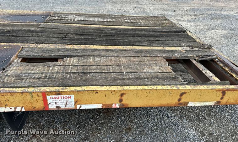 image for item EE3978 1996 Load King 202TT tilt deck equipment trailer