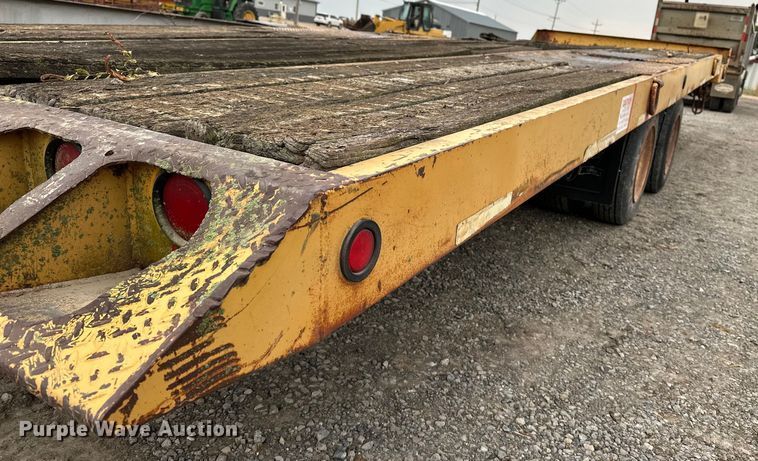 image for item EE3978 1996 Load King 202TT tilt deck equipment trailer