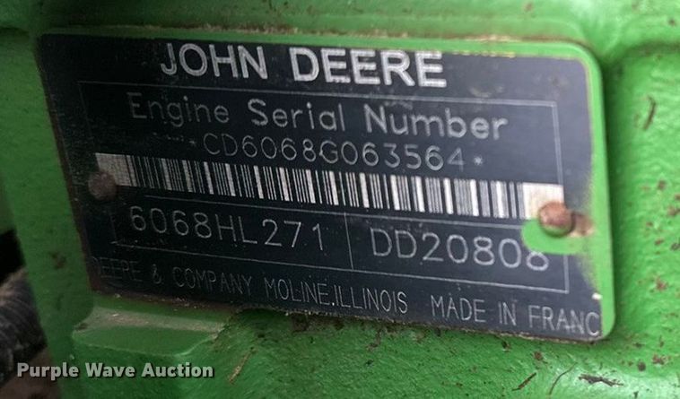 image for item EE3979 2004 John Deere 6615 tractor