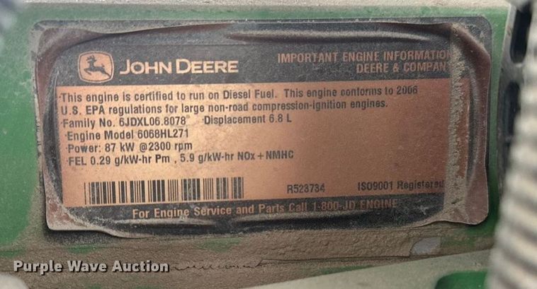 image for item EE3979 2004 John Deere 6615 tractor