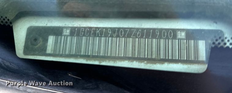 image for item EE3981 2007 Chevrolet Silverado 1500 Ext. Cab pickup truck