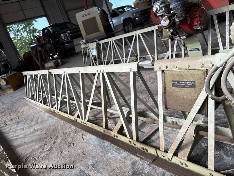 image for item ee3991 Morrison's Concrete Equipment concrete screed 