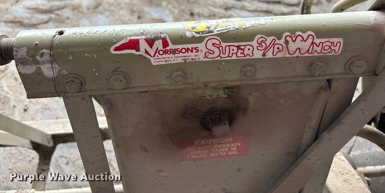 image for item ee3991 Morrison's Concrete Equipment concrete screed 