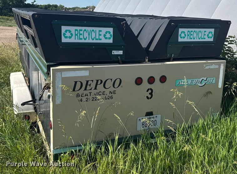 image for item EG6637 2001 AlleyCat RSWT-50 Recycling recycling trailer