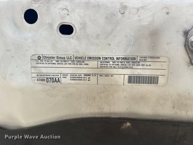 image for item EG8212 2014 Dodge Ram 1500 Crew Cab pickup truck