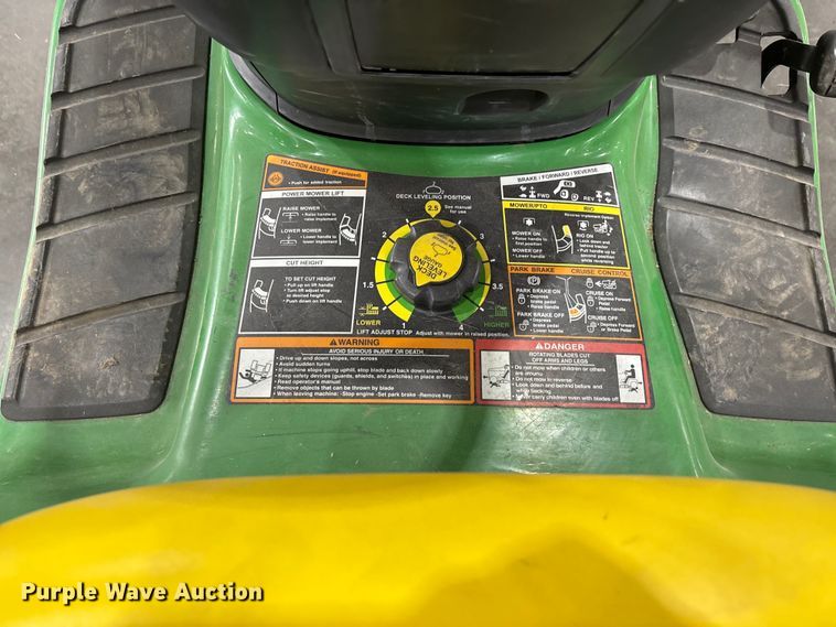 image for item EJ7651 2009 John Deere X360 lawn mower