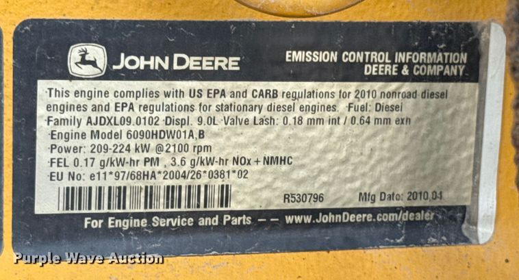 image for item EM2347 2010 John Deere 770G motor grader