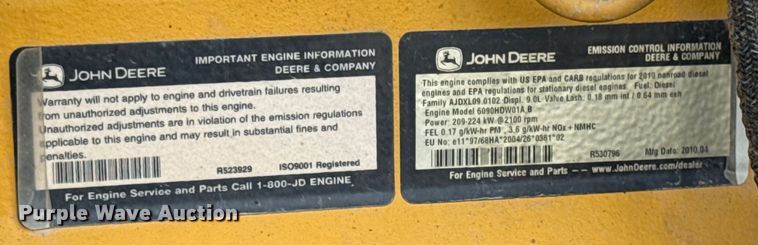 image for item EM2347 2010 John Deere 770G motor grader