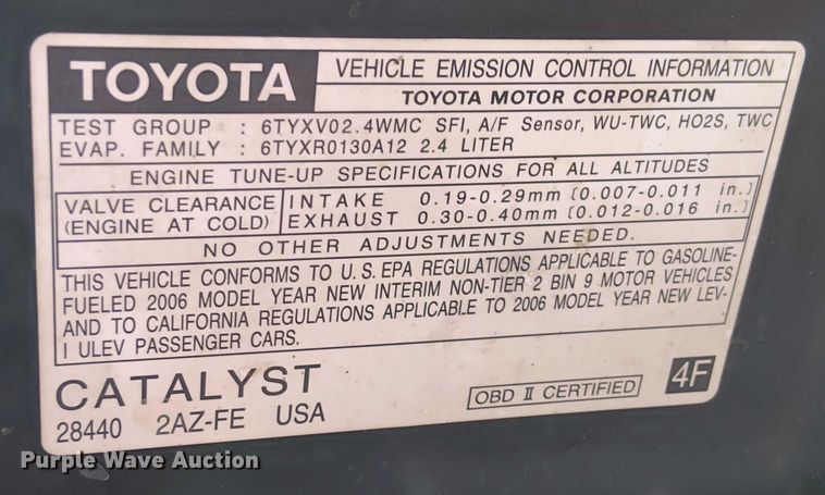 image for item EM8063 2006 Scion tC 