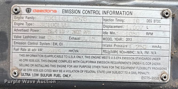 image for item EN5527 Cushman 1600XD utility vehicle