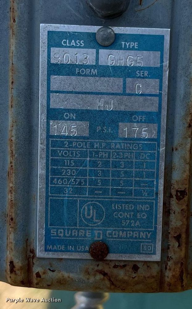 image for item EN5532 Sears 10217316  air compressor