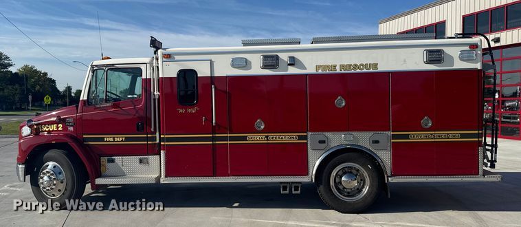 image for item ER2305 1995 Freightliner FL60 rescue vehicle