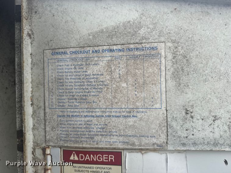 image for item ER2310 Mark Industries 62C boom lift