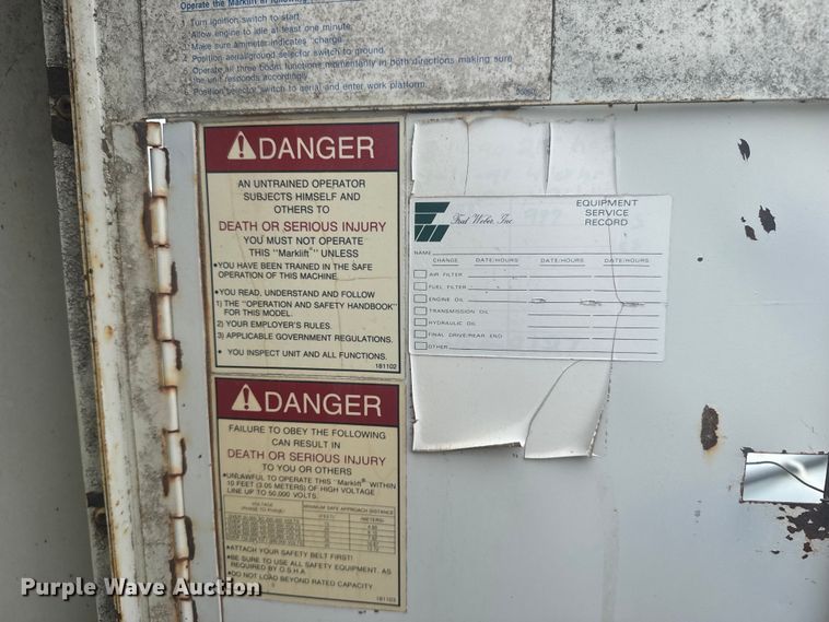 image for item ER2310 Mark Industries 62C boom lift