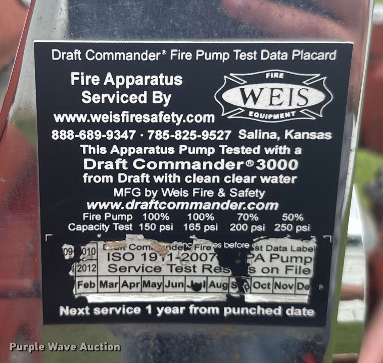 image for item ER2318 1975 Ford pumper fire truck