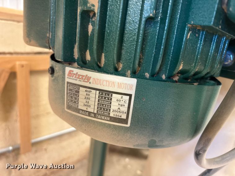 image for item ER2327 2005 Grizzly G9958 dust collection