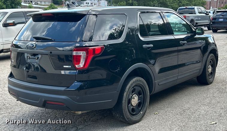 image for item ET3075 2018 Ford Explorer Police Interceptor SUV