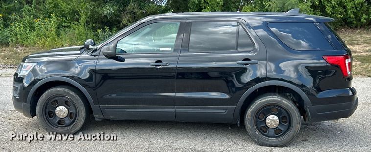 image for item ET3075 2018 Ford Explorer Police Interceptor SUV