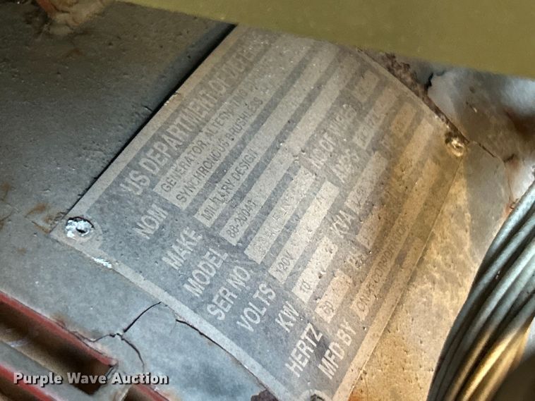 image for item ET3091 Libby Corp MEP803A generator