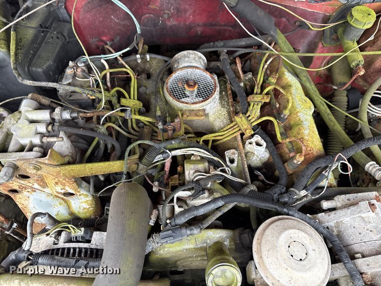 image for item ET7062 1993 Ford F350 Crew Cab flatbed pickup truck