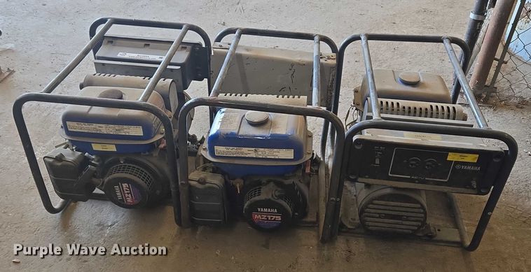 image for item EU3654 (3) Yamaha MZ175 generators 