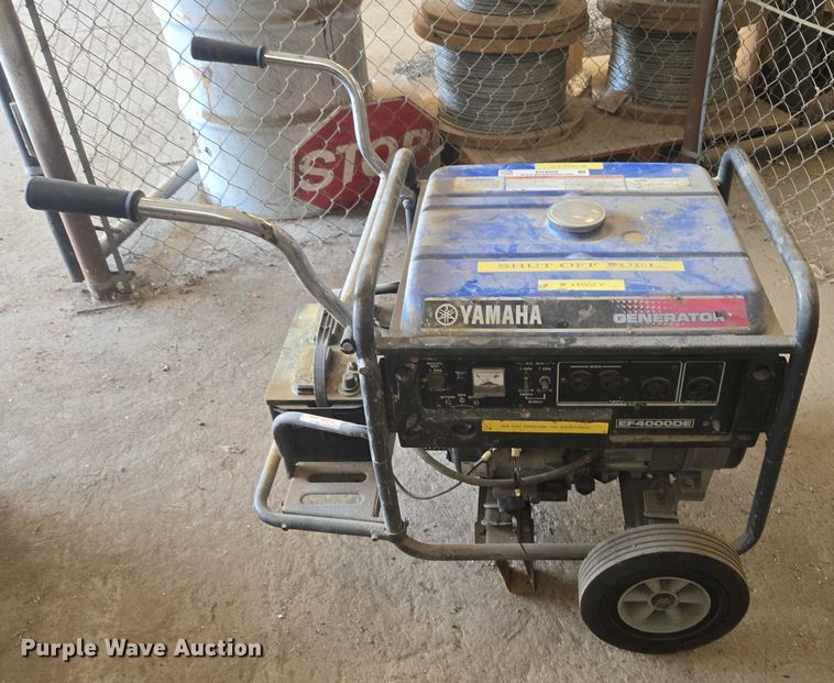 image for item EU3656 Yamaha EF4000DE generator