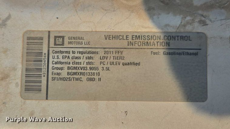 image for item EU4563 2011 Chevrolet Impala 