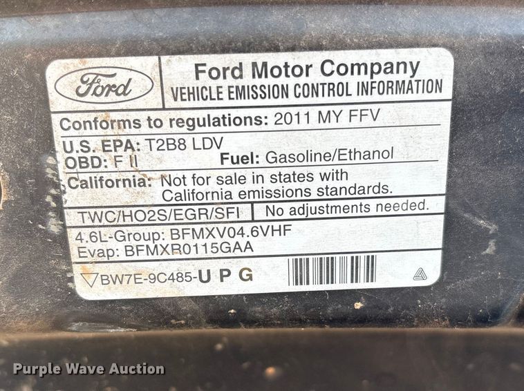 image for item EU4564 2008 Ford Crown Victoria Police Interceptor 