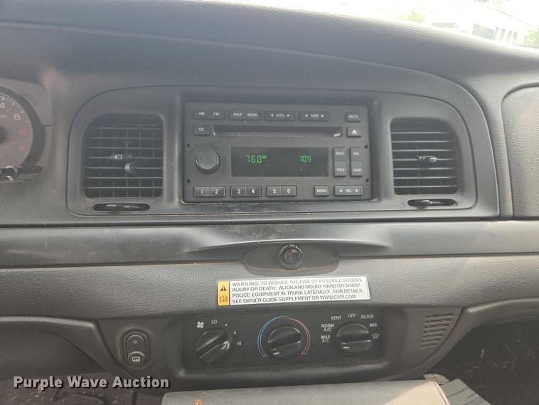 image for item EU4567 2007 Ford Crown Victoria Police Interceptor 