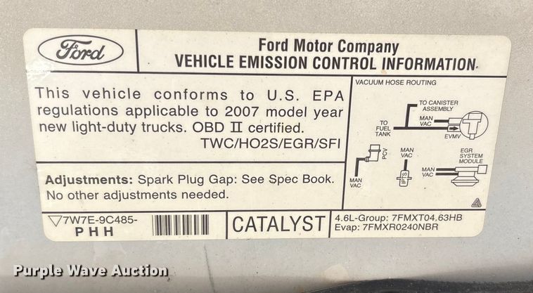 image for item EU4569 2007 Ford F150 SuperCab pickup truck