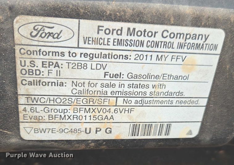 image for item EU4570 2011 Ford Crown Victoria Police Interceptor 