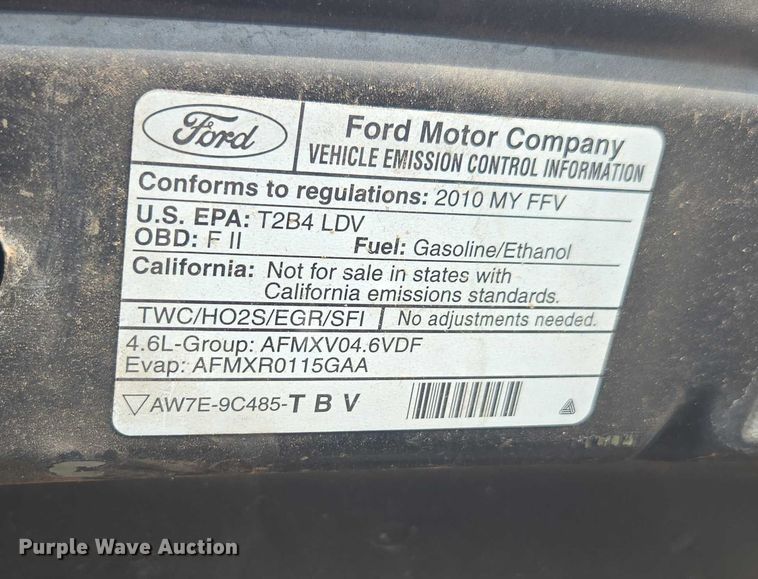 image for item EU4572 2010 Ford Crown Victoria 