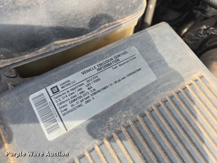 image for item EU4575 2012 Chevrolet Tahoe SUV