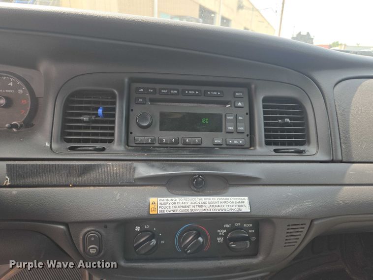 image for item EU4578 2009 Ford Crown Victoria Police Interceptor 