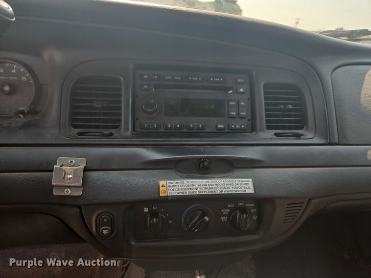 image for item EU4580 2009 Ford Crown Victoria Police Inceptor  