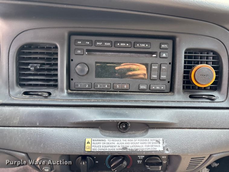 image for item EU4581 2011 Ford Crown Victoria Police Interceptor 